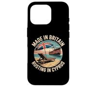 Made In Britain Rusting In Cyprus Funny Retirement Case for iPhone 16 Pro