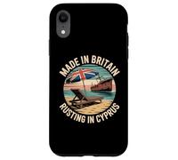 Made In Britain Rusting In Cyprus Funny Retirement Case for iPhone XR