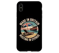 Made In Britain Rusting In Cyprus Funny Retirement Case for iPhone XS Max