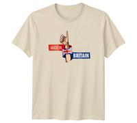 Made in Britain Thumbs Up British National Identity Mens T-Shirt Womens Graphic Tee Unisex Top Country Pride Apparel M