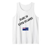 Made in Cook Islands with Flag Funny Tank Top