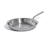 Made In Cookware - 12-Inch Stainless Steel Frying Pan - 5 Ply Stainless Clad - Professional Cookware - Crafted in Italy - Induction Compatible