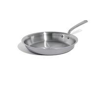 Made In Cookware - 12-Inch Stainless Steel Frying Pan - 5 Ply Stainless Clad - Professional Cookware Italy - Induction Compatible