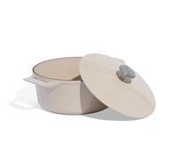 Made In Cookware - Dutch Oven 5.5 Quart - Linen - Enameled Cast Iron - Exceptional Heat Retention & Durability - Professional Cookware - Crafted in France - Induction Compatible