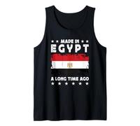 Made in Egypt a Long Time Ago Proud Egyptian Egypt Flag Tank Top