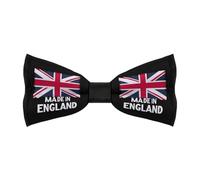 Made in England British Flag Union Jack Bow Ties for Men Classic Adjustable Pretied Bowties for Business Wedding Party