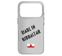 Made In Gibraltar with Flag Funny Case for iPhone 17 Pro