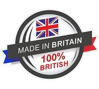 Made In Great Britain 100% British Vinyl Car Bike Sticker Decal Badge (small) 100x70mm approx.