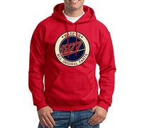 Made in in 1977 Aged to Perfection 48th Birthday Gift Mens Hoodie Gift for Him Red 3XL
