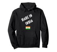 Made In India with Flag Funny Pullover Hoodie