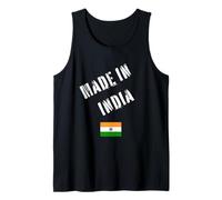 Made in India with Flag Funny Tank Top