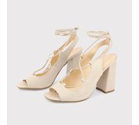 Made In Italia Womens Sandals - Brown Leather - Size 9.5 (UK Shoe)