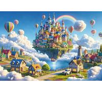 【Made in Japan】 Beverly 1000 Piece Puzzle in the Floating City in the Sky (49 x 72 cm) 1000-064