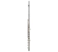Made In JapanFlute Silver Plated 17 Keys Flute Open Hole E-Mech Flute Musical Instrument (Color : Silver)