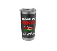 Made in Kenya A Long Time Ago Funny Kenyan Birthday Stainless Steel Insulated Tumbler