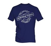 Made In Merthyr Tydfil - Mens T-Shirt Top, Size X-Large, Colour Blueberry Bean