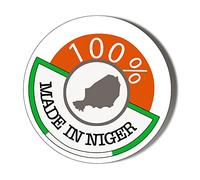 MADE IN NIGER NIGER 45mm Round Fridge Magnet