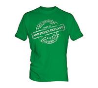Made In Northern Ireland - Mens T-Shirt Top, Size 2X-Large, Colour Fizzy Apple
