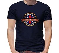 Made in Stoke-ON-Trent Original Authentic - Mens T-Shirt - Navy - XXL