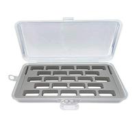 Made in Taiwan - Bernina Series 7 and 8 Jumbo Bobbins Storage Case - Holds 23 Bobbins - Grey