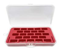 Made in Taiwan - Bobbin Case for Bernina New 7 and 8 Series Jumbo Bobbin Sewing Bobbin Storage Case and Saver Holds 23 Bobbins Box Organizer - Red
