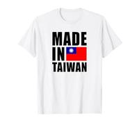 Made in Taiwan T-Shirt - Taiwanese Flag Pride Tee Shirt T-Shirt
