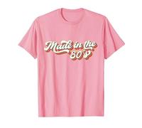 Made in The 80s 1980s Retro Nineteen Eighties Vintage T-Shirt, Men, Pink, XX-Large