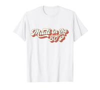 Made in The 80s 1980s Retro Nineteen Eighties Vintage T-Shirt, Men, White, 3X-Large