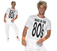 Made in the 80s Costume Wham George Michael Fancy Dress Outfit M,L