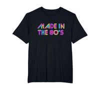 Made in The 80's Party T-Shirt, Men's Big and Tall, Black, 6X Tall