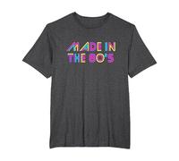 Made in The 80's Party T-Shirt, Men's Big and Tall, Dark Heather Grey, 6X Tall