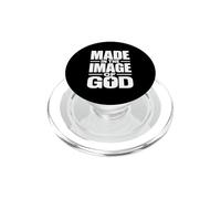 Made In The Image Of God Christian Faith Statement PopSockets PopGrip for MagSafe
