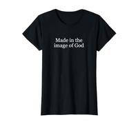 Made in the Image of God Value Graphic T-Shirt, Women, Black, M