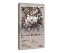 Made In The Manor Rapper Kano Album Cover Poster Canvas Poster Wall Art Decor Print Picture Paintings for Living Room Bedroom Decoration 12x18inch(30x45cm)