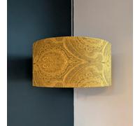 Made in the Mill Lampshade - Gold Tapestry (60 x 30cm)