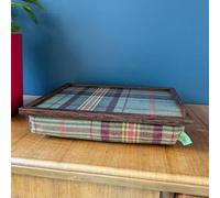 Made in the Mill Luxury Brittany Tweed Lap Tray With Bean Bag - Excluding mat