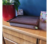 Made in the Mill Luxury Dogtooth Lap Tray With Bean Bag - Including mat