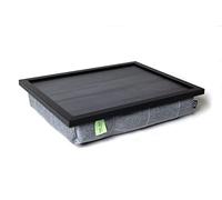 Made in the Mill Luxury Lap Tray with Bean Bag Base (Grey tweed)