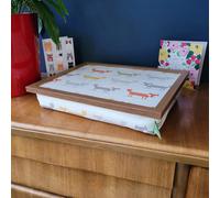 Made in the Mill Luxury Lap Tray With Bean Bag - Foxes - Excluding mat