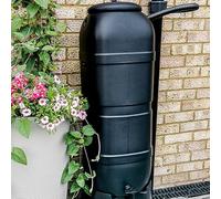 Made in the UK Garden Water Butt Kit, 100L Slimline Rain Tank with Stand and Filler Kit