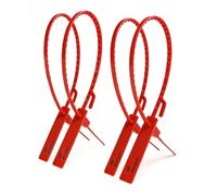 Made in UK Numbered Pull-Through Security Seal with Tear-line - Cost-Effective Tamper-Evident Solution for Sealing Cash Bags, Mail Sacks, Waste Sacks, Trailers, and roll-Cages (500)