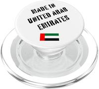 Made In United Arab Emirates with Flag Funny PopSockets PopGrip for MagSafe