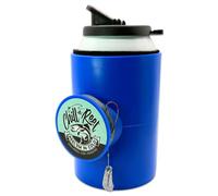 Made in USA | Fishing Can Cooler (from Shark Tank) | Fishing Gifts for Men & Gifts for Dad Who Wants Nothing | Boating Must Haves | Shrinkwrap Packaging | Blue