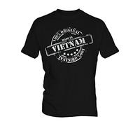 Made In Vietnam - Mens T-Shirt Top, Size Medium, Colour Licquorice