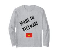Made in Vietnam with Flag Funny Long Sleeve T-Shirt