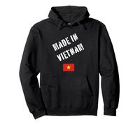 Made In Vietnam with Flag Funny Pullover Hoodie