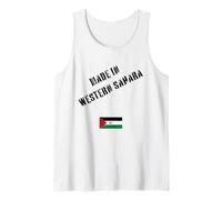 Made in Western Sahara with Flag Funny Tank Top