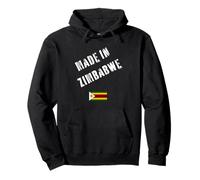 Made In Zimbabwe with Flag Funny Pullover Hoodie