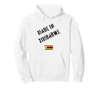 Made In Zimbabwe with Flag Funny Pullover Hoodie