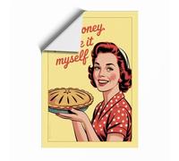 Made It Myself Retro Unframed Wall Art Print A1 (84.1×59.4cm), Wall Decor for Living Room, Bedroom, Office & Home, Art Gift